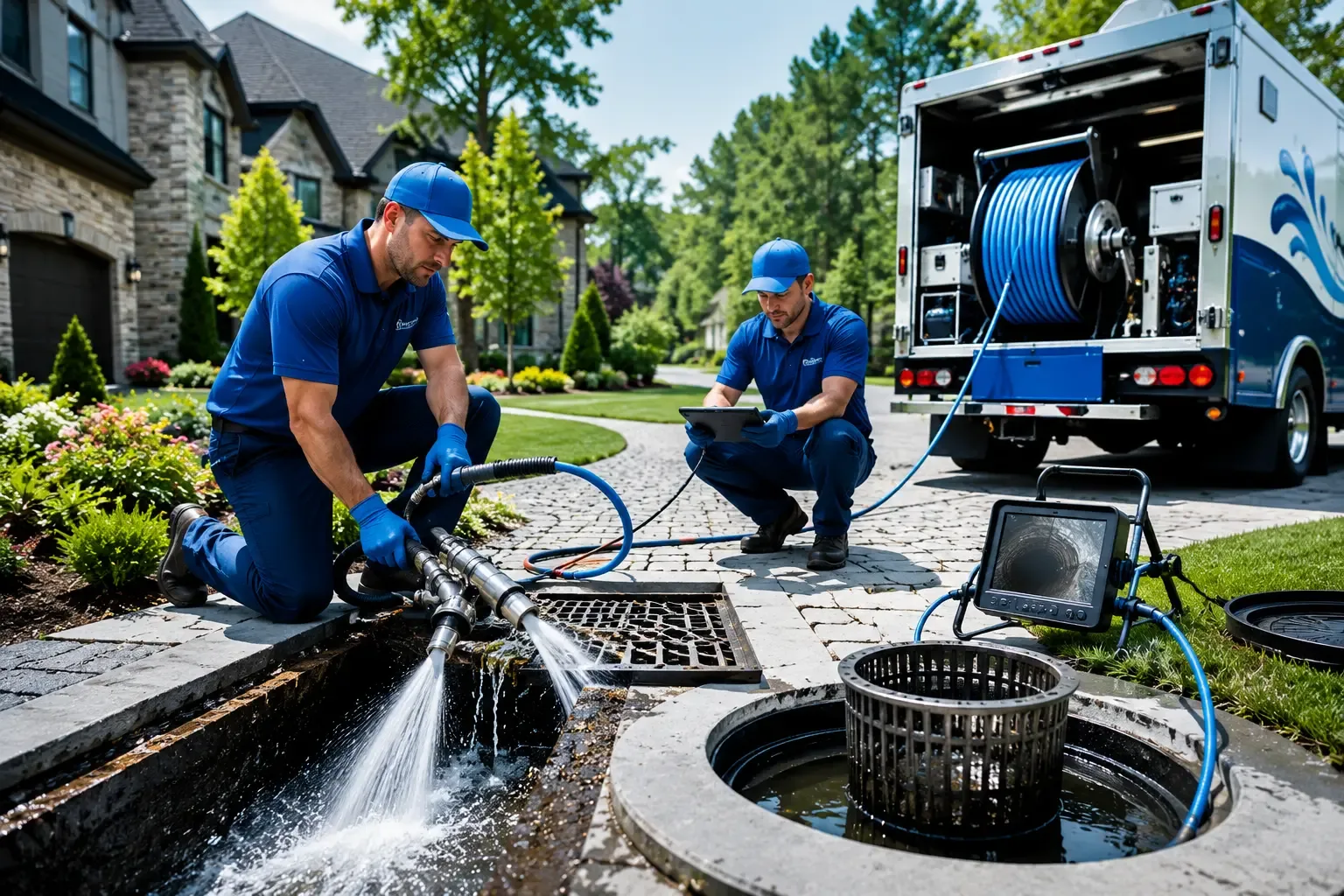Local outdoor drain cleaning professionals in North Chelmsford, MA