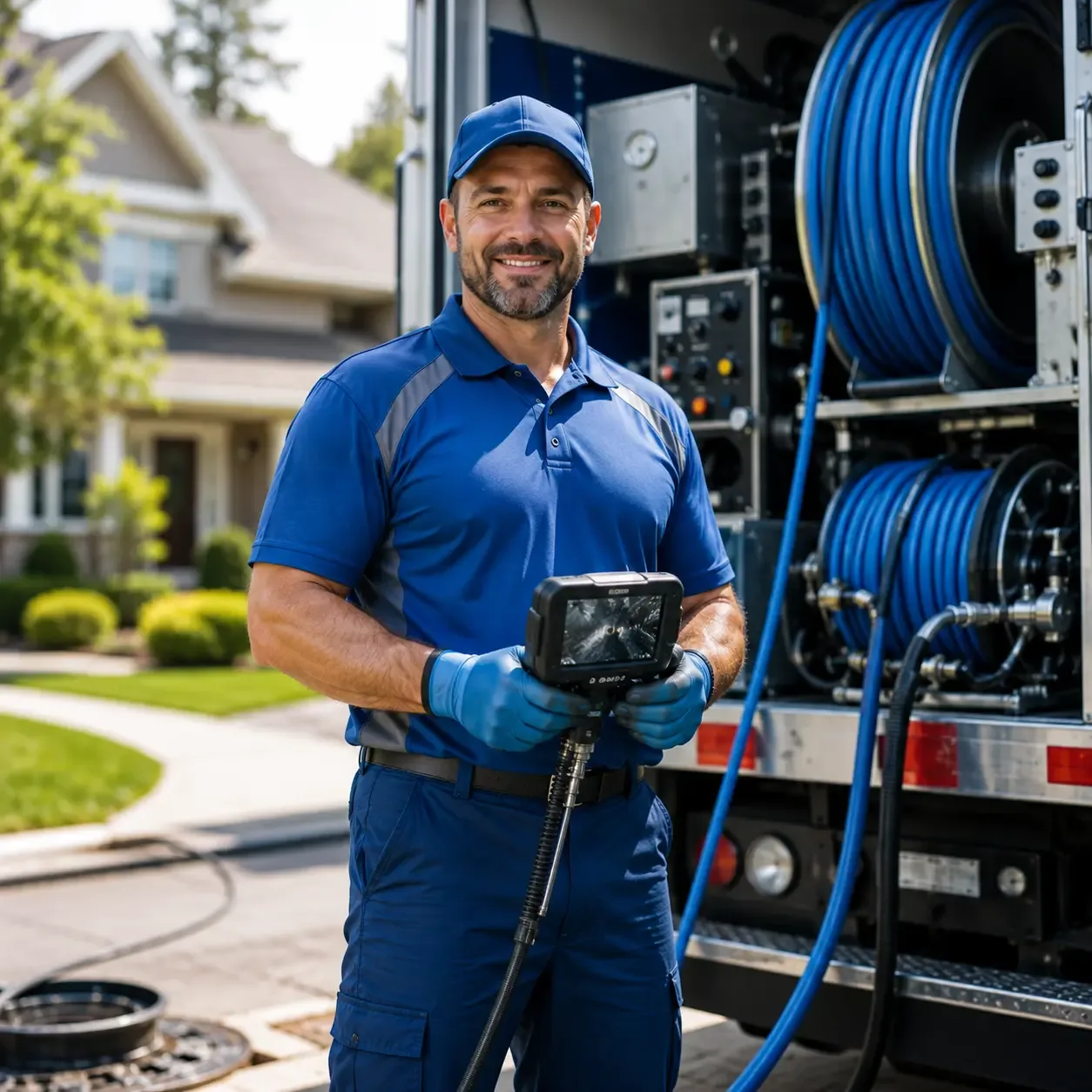 Local outdoor drain cleaning specialists in North Chelmsford, MA